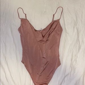 Out from Under cowl neck bodysuit